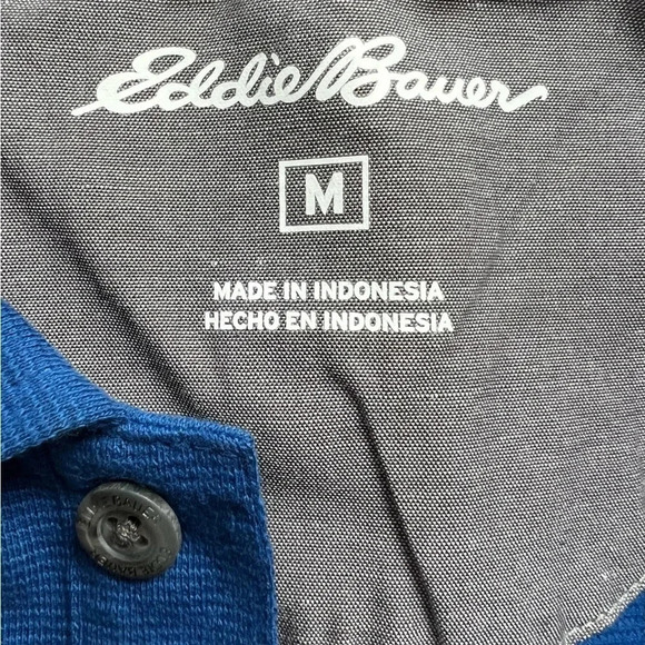 BUNDLE: 3- Eddie Bauer mens classic fit pocket polo shirt. Size: M. - Picture 8 of 16